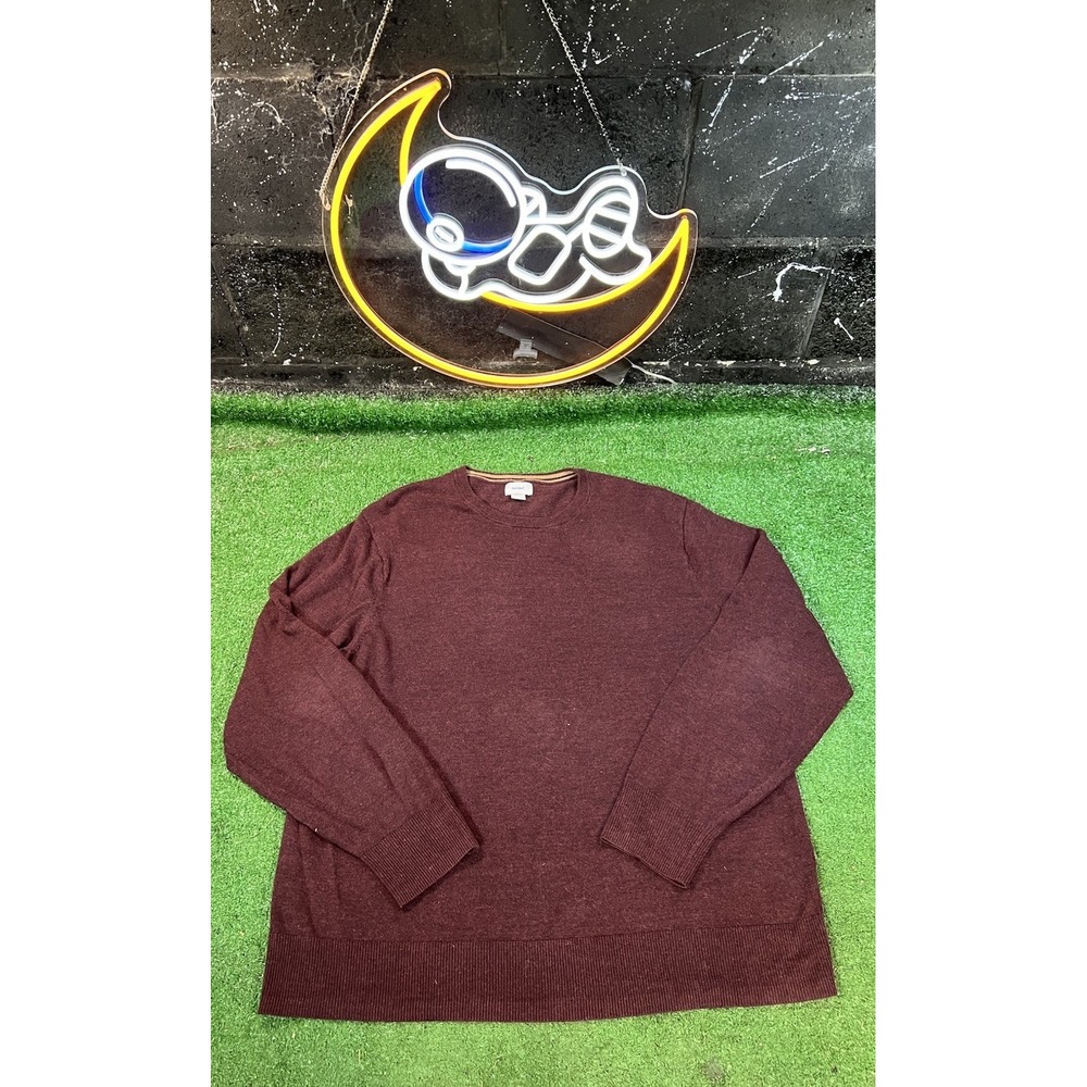 Old Navy Men's Size‎ XL Soft Lightweight Pullover Crewneck Sweater Maroon